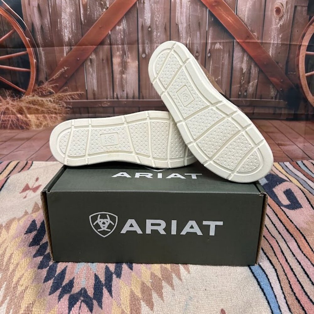Women's Ariat Copper Metallic Ryder Slip On Shoes Size Six - Picture 3 of 3